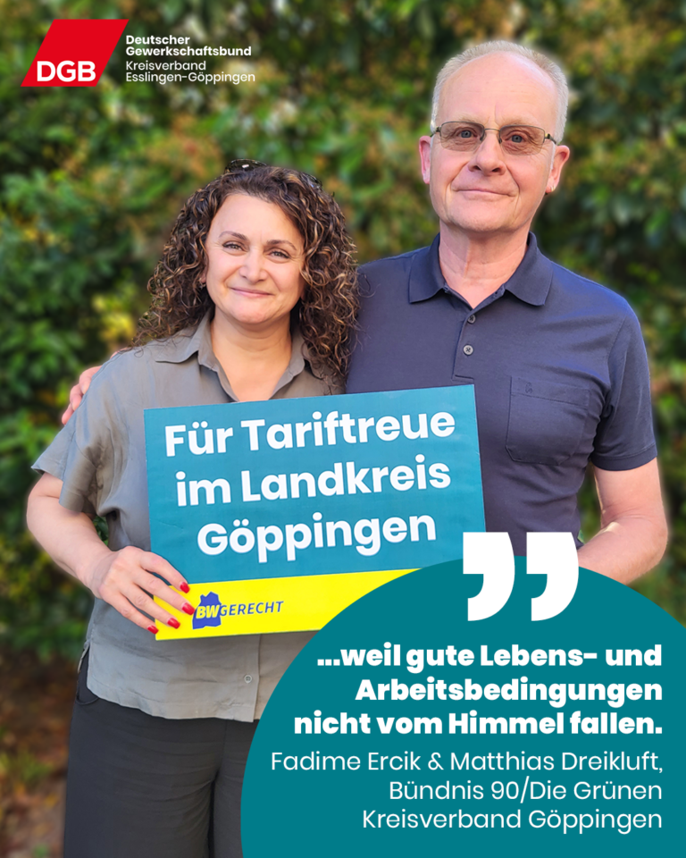 BWgerecht! – Für Tariftreue in Göppingen und Esslingen