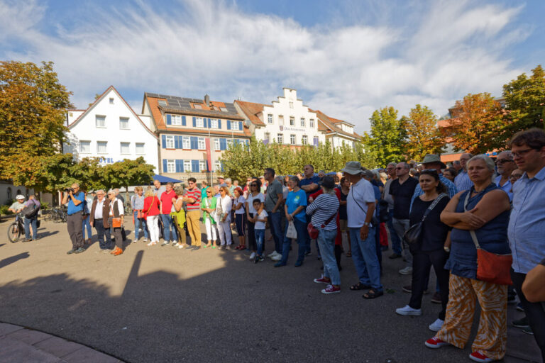 Solidaritätskundgebung demokratischer Parteien und Organisationen