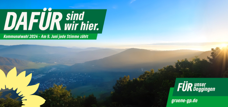 Für eine zukunftsfähige Gemeinde: Gemeinsam für Deggingen! GRÜNE und SPD schließen sich zusammen