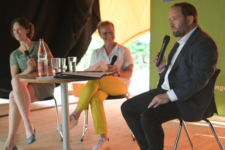 Europastaatssekretär Florian Hassler zu Gast beim Sommerfest der Grünen