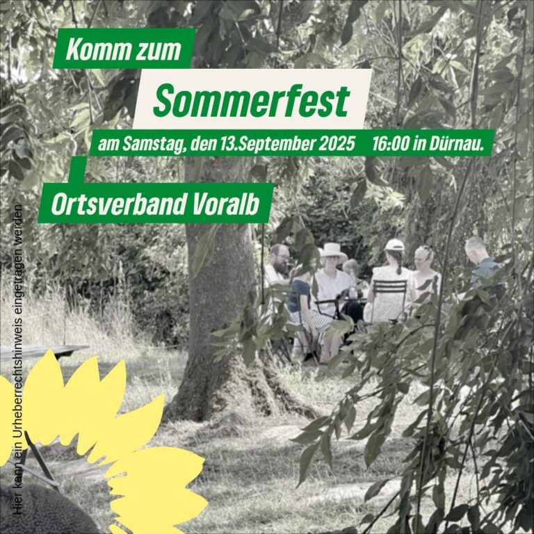 Voralb-Sommerfest am 13.9.25 in Dürnau