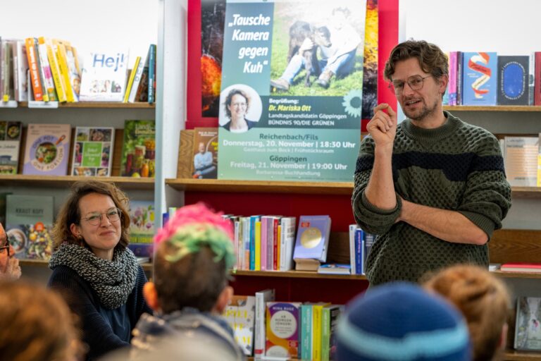 Eindrucksvolle Lesung von Gerd Bayer in Göppingen