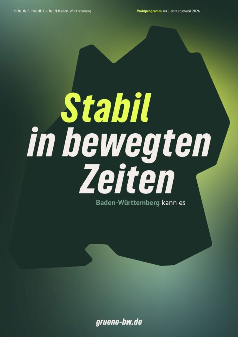 Programm zur Landtagswahl 2026