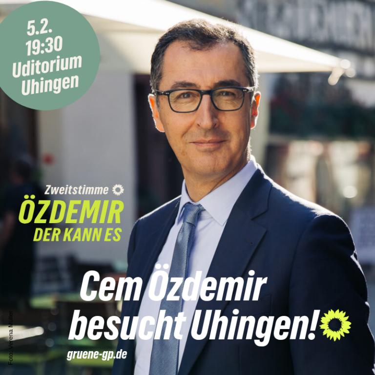 Cem Özdemir zu Besuch in Uhingen!