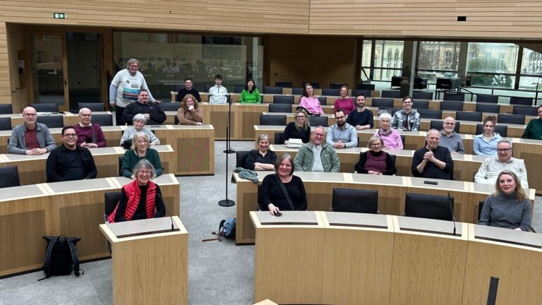 Besuch im Landtag von Baden-Württemberg mit Swantje Sperling