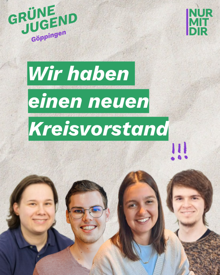 Grüne Jugend Göppingen wählt einen neuen Vorstand